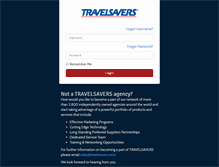 Tablet Screenshot of agents.travelsavers.com
