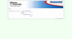 Desktop Screenshot of customsolutions.travelsavers.com